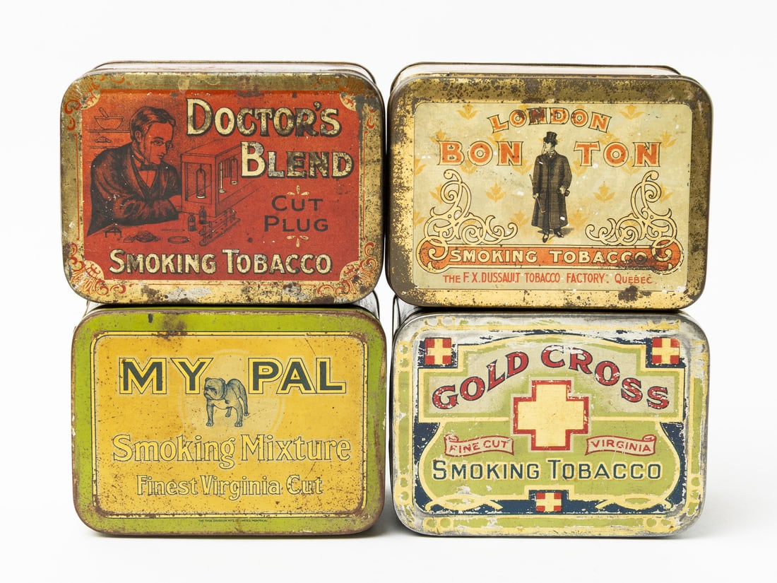 Doctor's Blend, My Pal, London Bonton and Gold Cross Tobacco Tins - 2