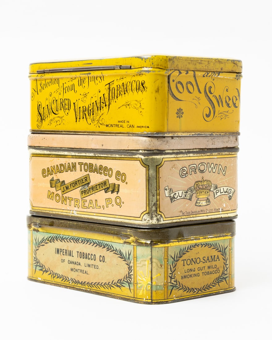 The Puritan, Tono-Sama and Crown Tobacco Tins - 3