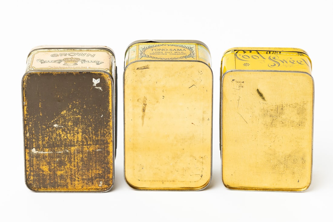 The Puritan, Tono-Sama and Crown Tobacco Tins - 4