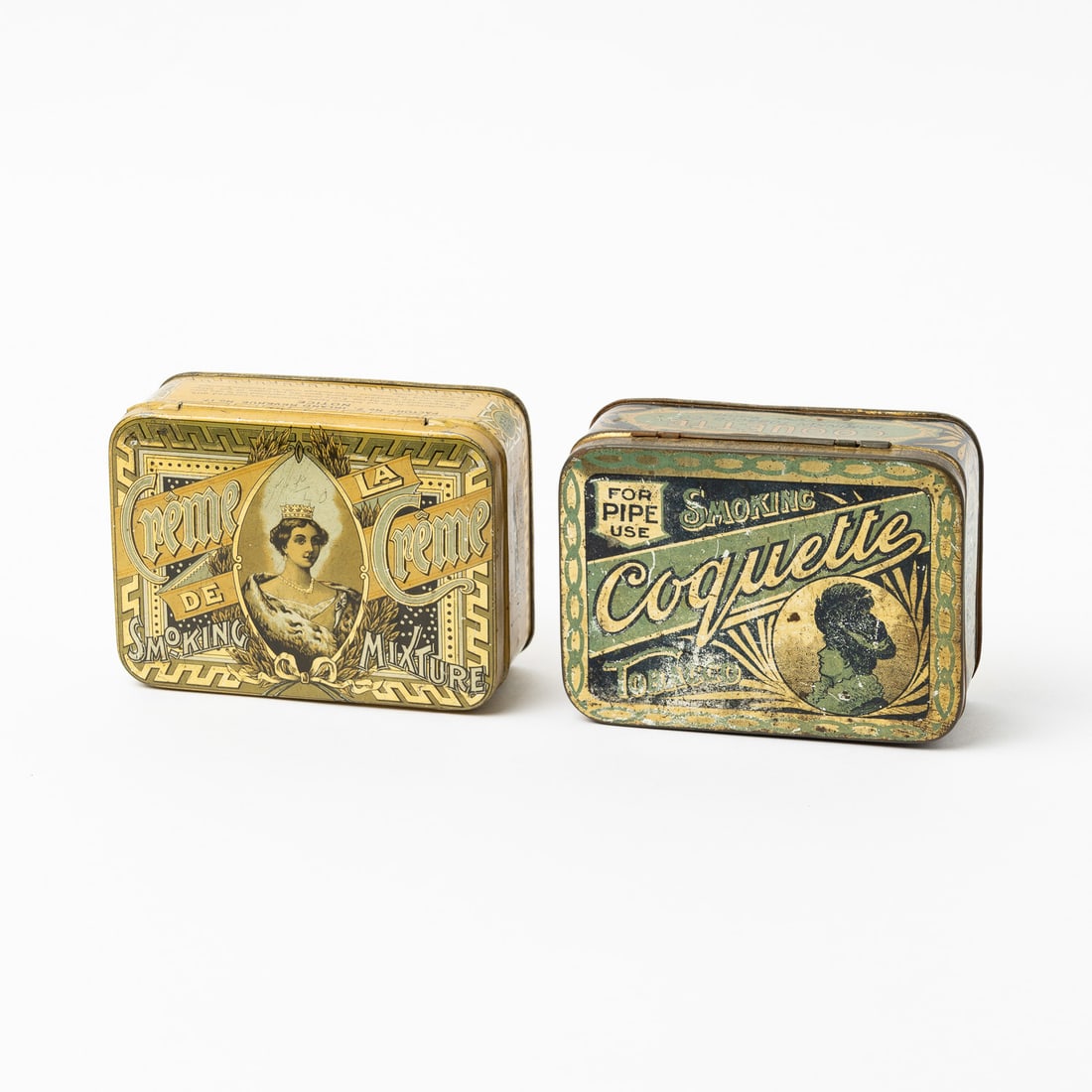 Coquette and Crême De La Crème 1/4 Pound Tobacco Tins - 2