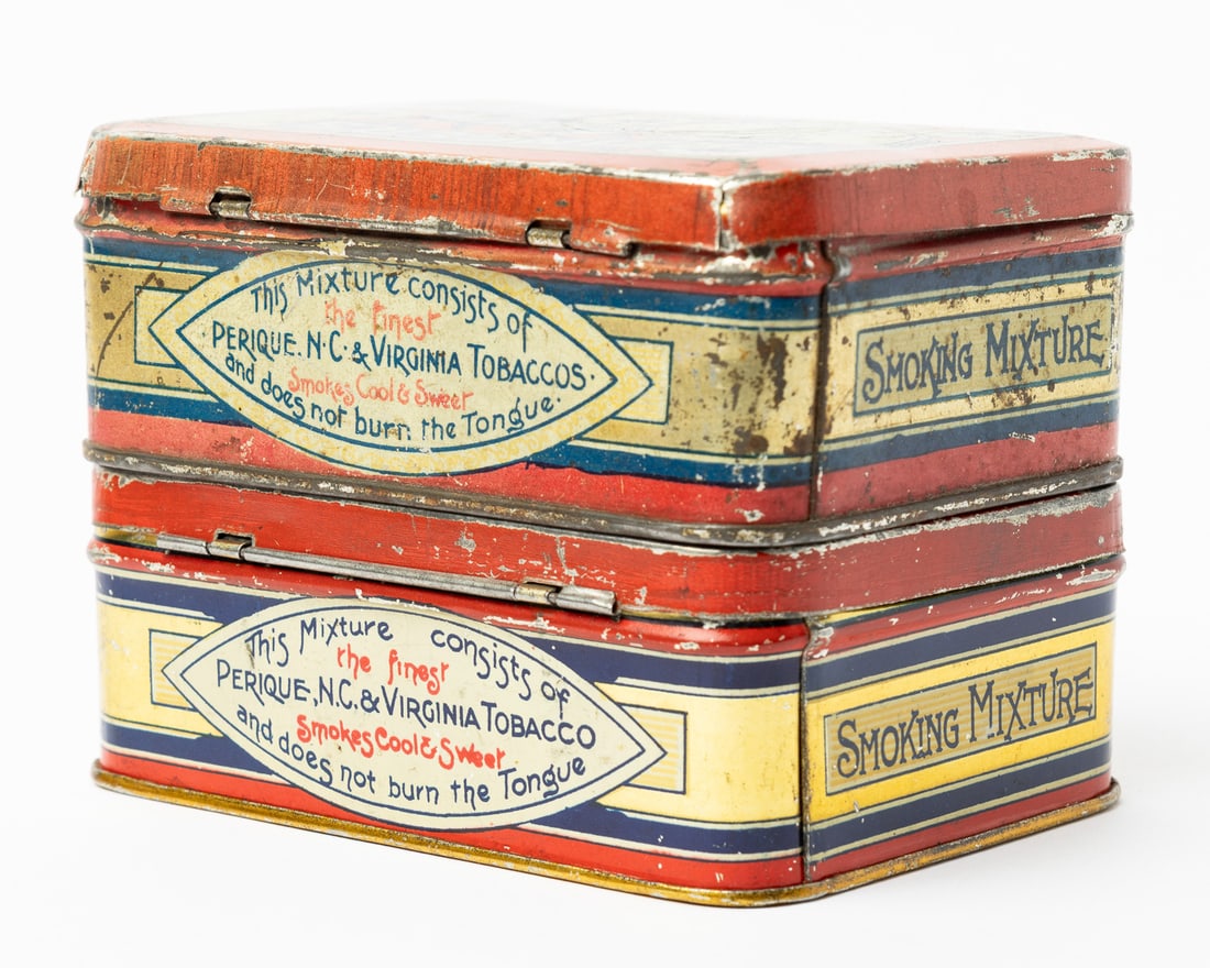 Erzinger's 1/4 Lb No. 1 and 1 Lb No. 2 Tobacco Tins - 10