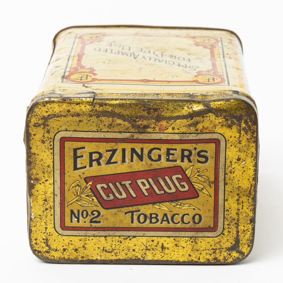 Erzinger's 1/4 Lb No. 1 and 1 Lb No. 2 Tobacco Tins - 4