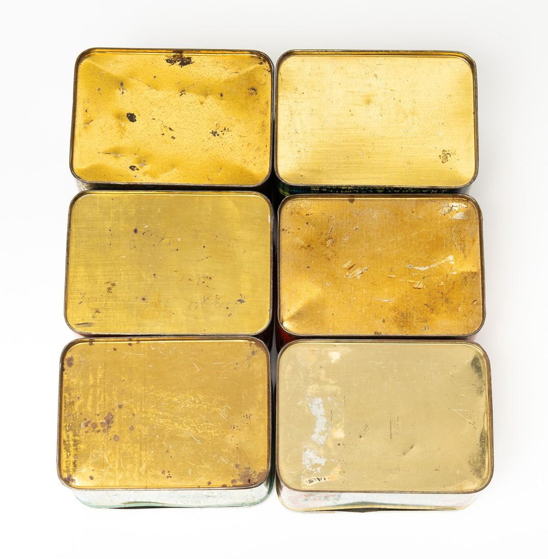 Tartin, Paradise, Mooney's, Meerschaum, Morris' and Kam Tobacco Boxes - 7