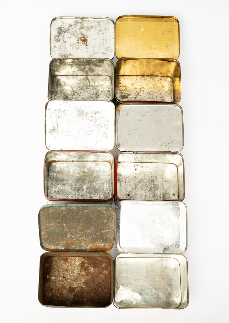 Tartin, Paradise, Mooney's, Meerschaum, Morris' and Kam Tobacco Boxes - 8