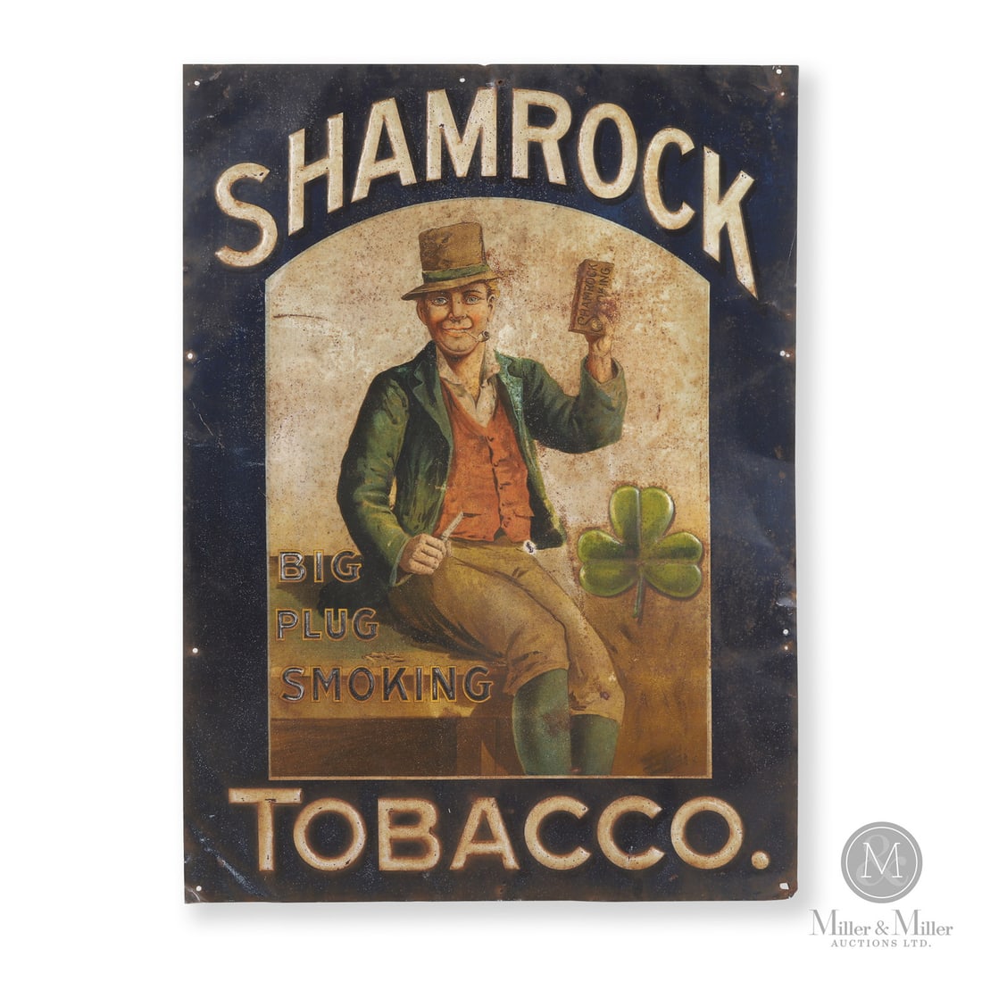 Shamrock Big Plug Smoking Tobacco Sign (1 of 7)