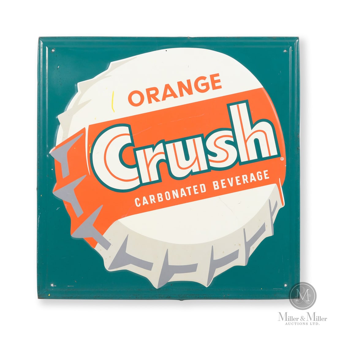 Orange Crush Bottle Cap Sign (1 of 7)