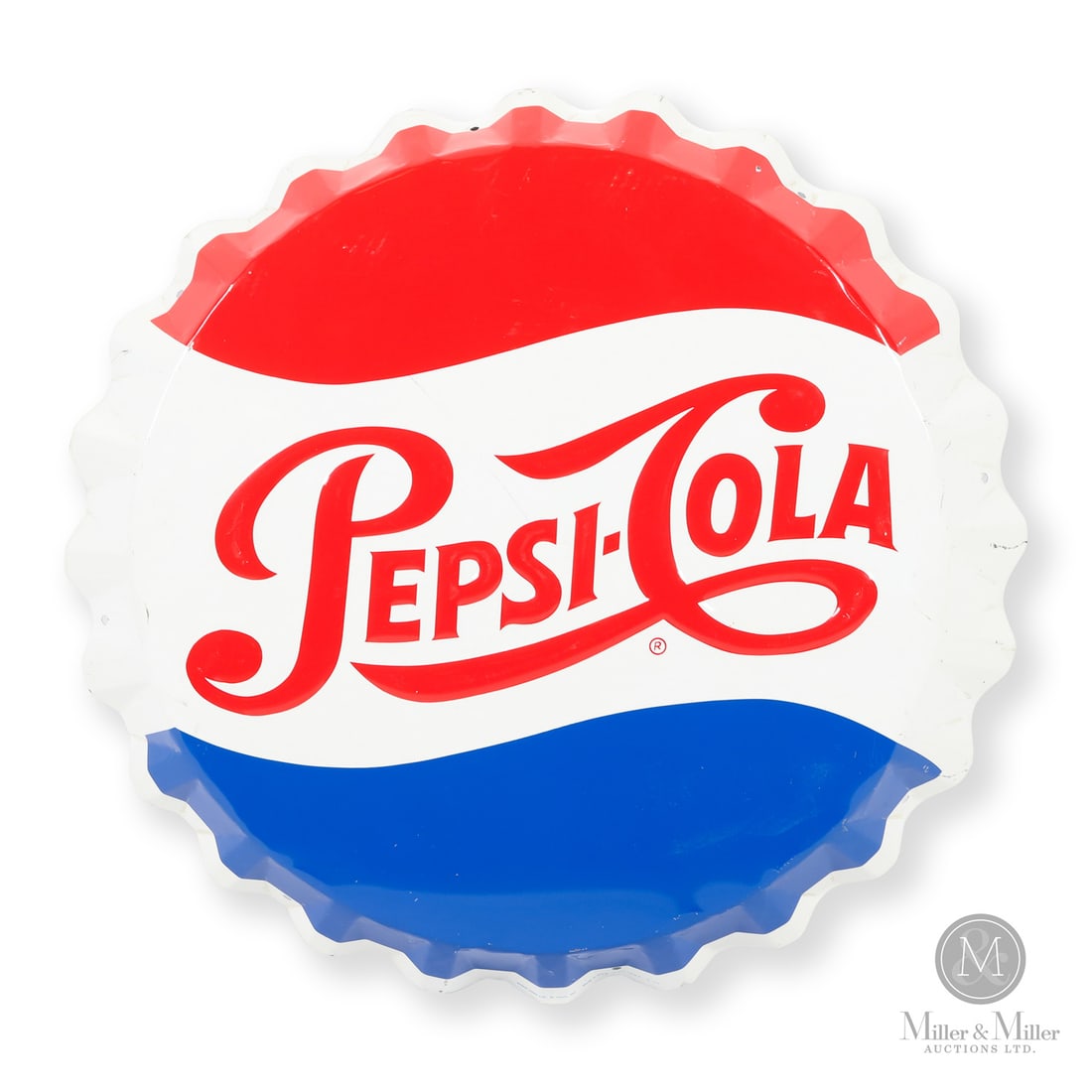 Pepsi-Cola Bottle Cap Sign (1 of 8)