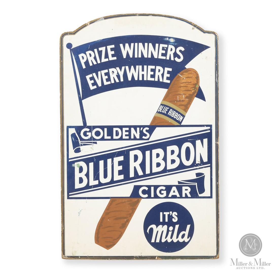 Golden's Blue Ribbon Cigar Sign (1 of 6)