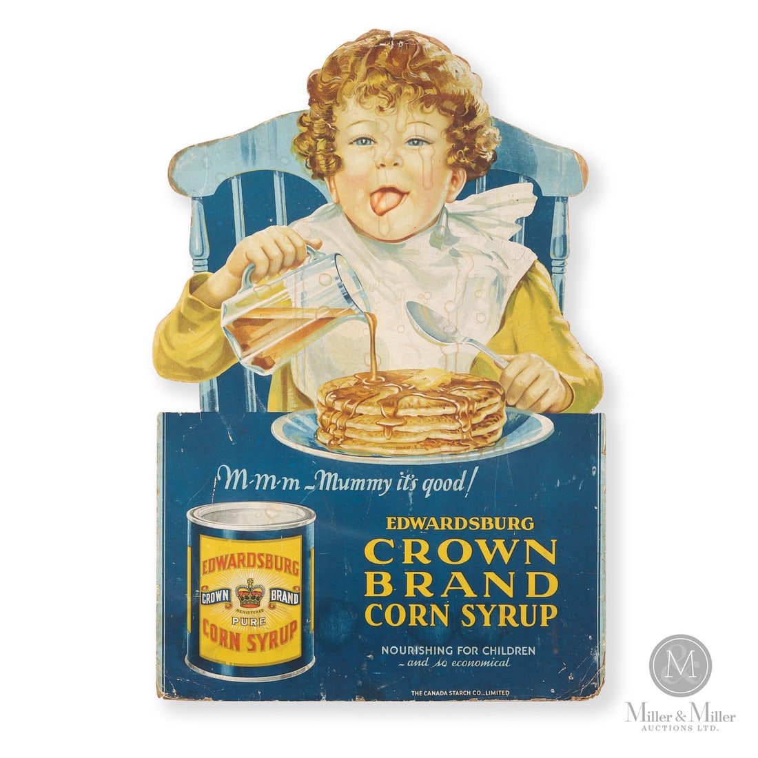 Edwardsburg Crown Brand Corn Syrup Store Counter Sign (1 of 6)