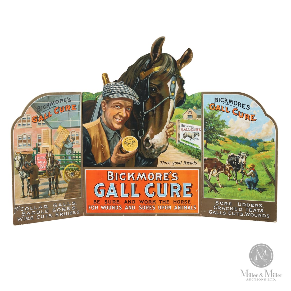 Bickmore’s Gall Cure Die-Cut Tri Fold Display (1 of 7)