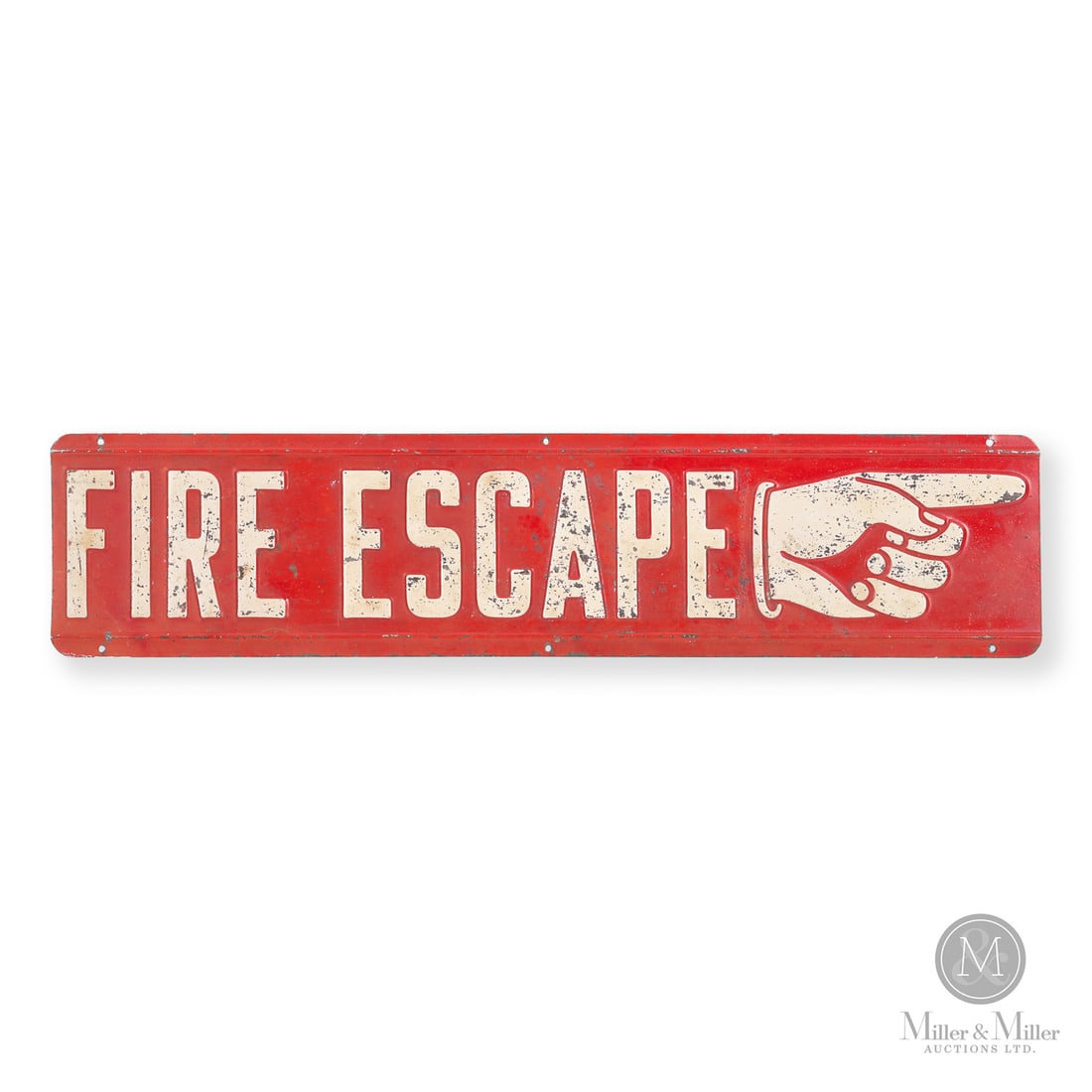 Fire Escape "Pointing Finger" Directional Sign (1 of 6)