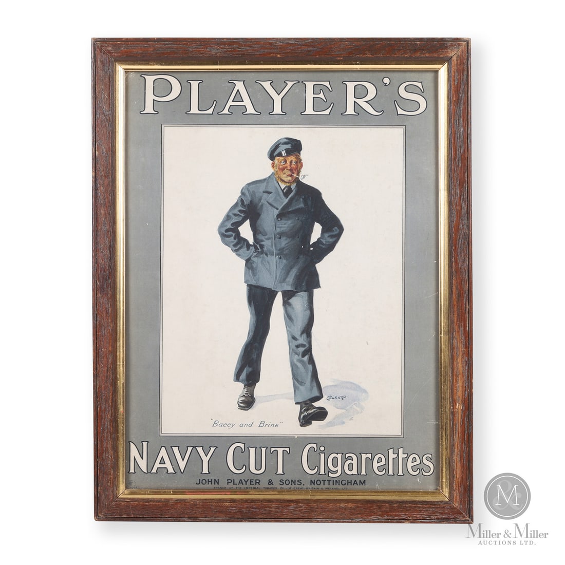 Players Navy Cut Cigarettes "Bacey and Brine" Cardboard Display (1 of 7)