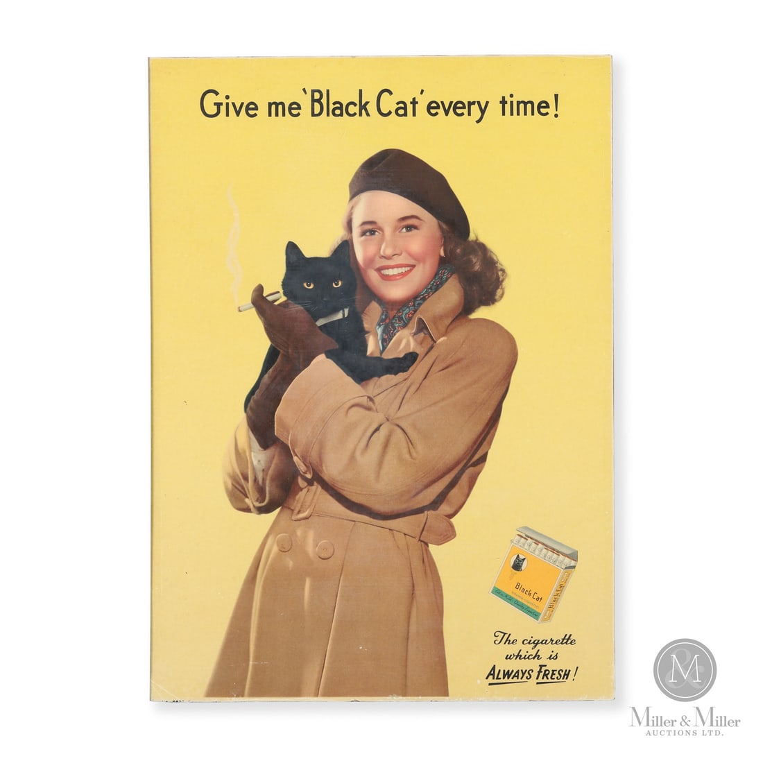 Black Cat Cigarettes Framed Poster (1 of 5)