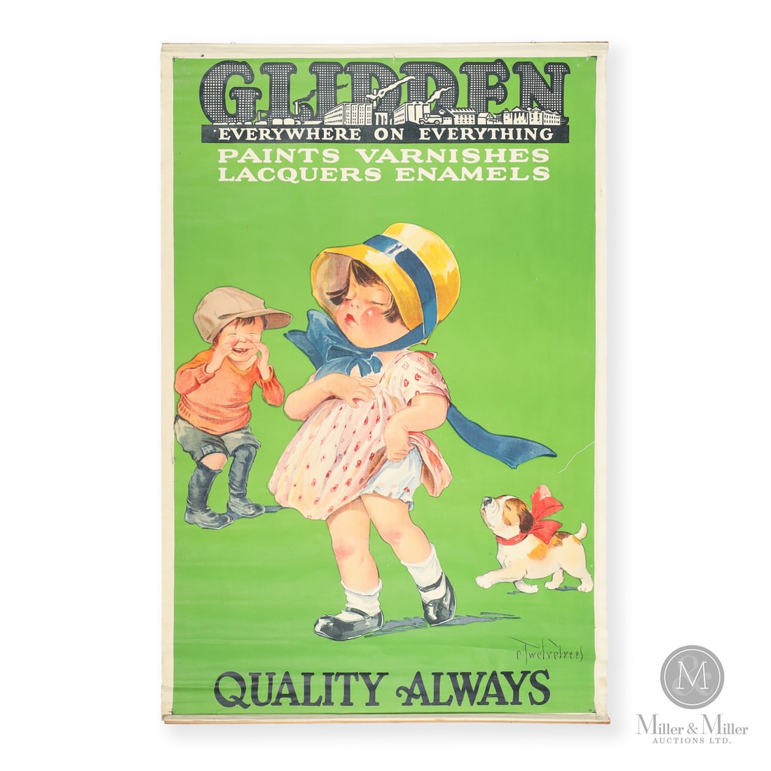 Oversized Glidden Paints "Quality Always" Poster (1 of 7)