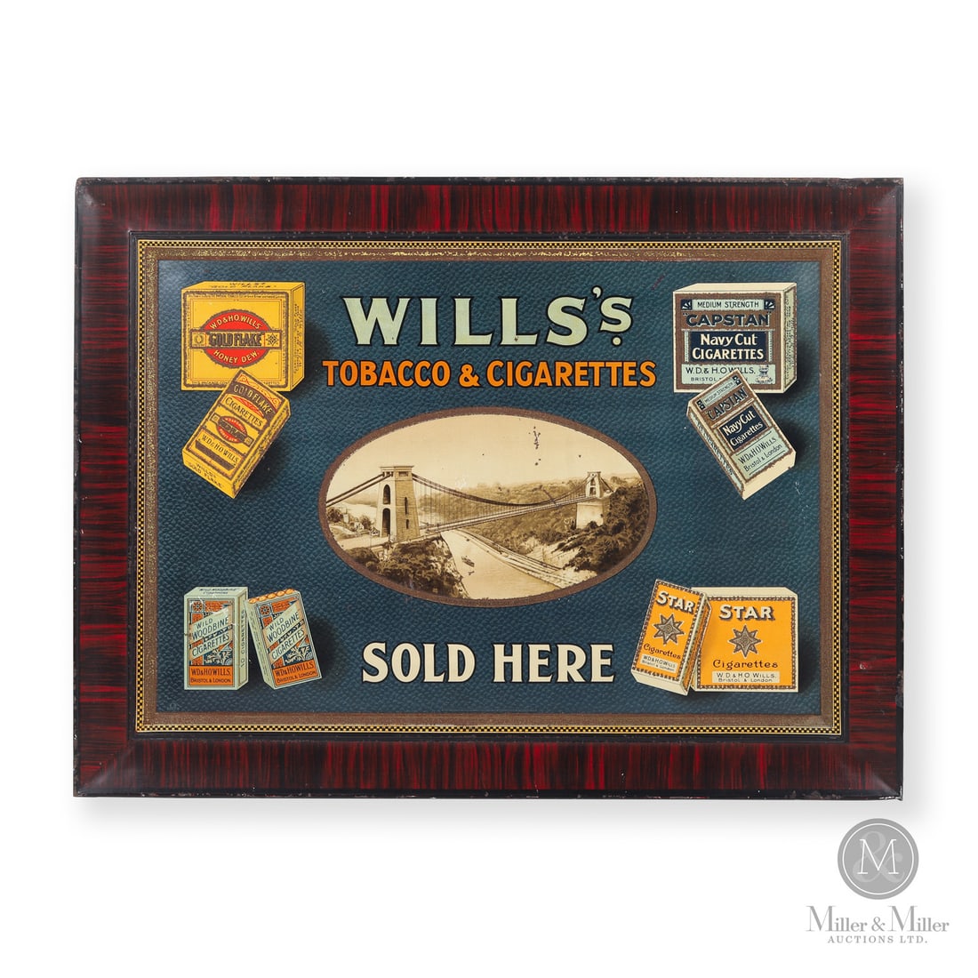 Wills's Tobacco "Clifton Suspension Bridge" Sign (1 of 7)