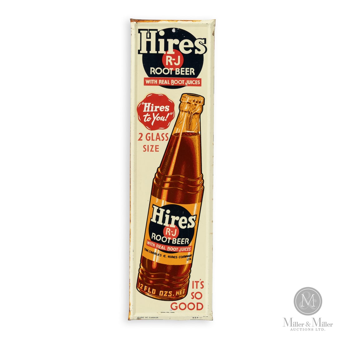 Hires Root Beer "Hires to You!" Door Push Sign (1 of 7)