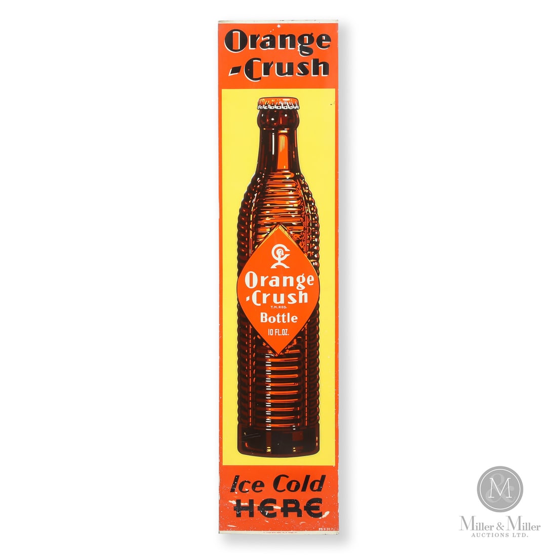 Orange Crush 'Krinkly Bottle' Vertical Sign (1 of 7)
