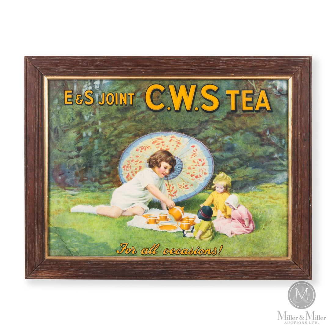 E&S Joint C.W.S. Tea Framed Lithograph (1 of 6)