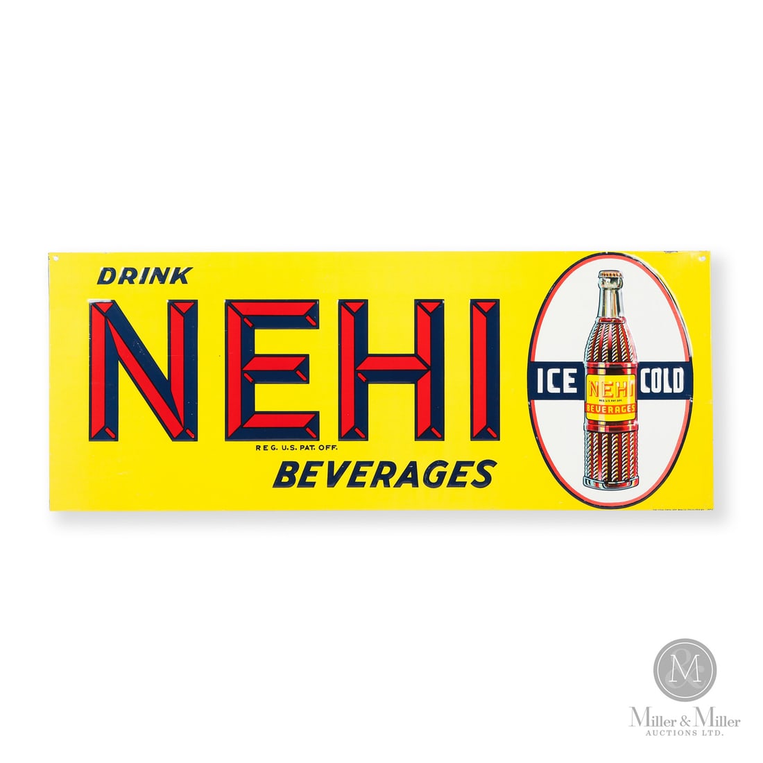 Nehi Beverages Door Kick Sign (1 of 7)