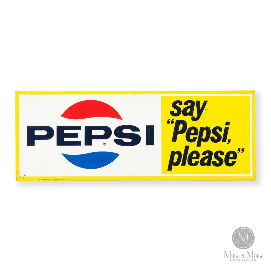 Pepsi "Wave" Door Kick Sign (1 of 6)