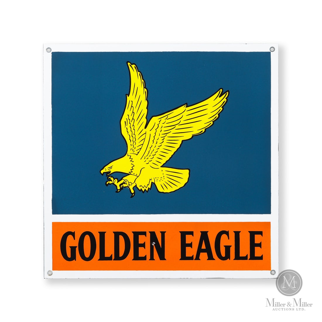 Golden Eagle Gasoline Pump Sign (1 of 3)