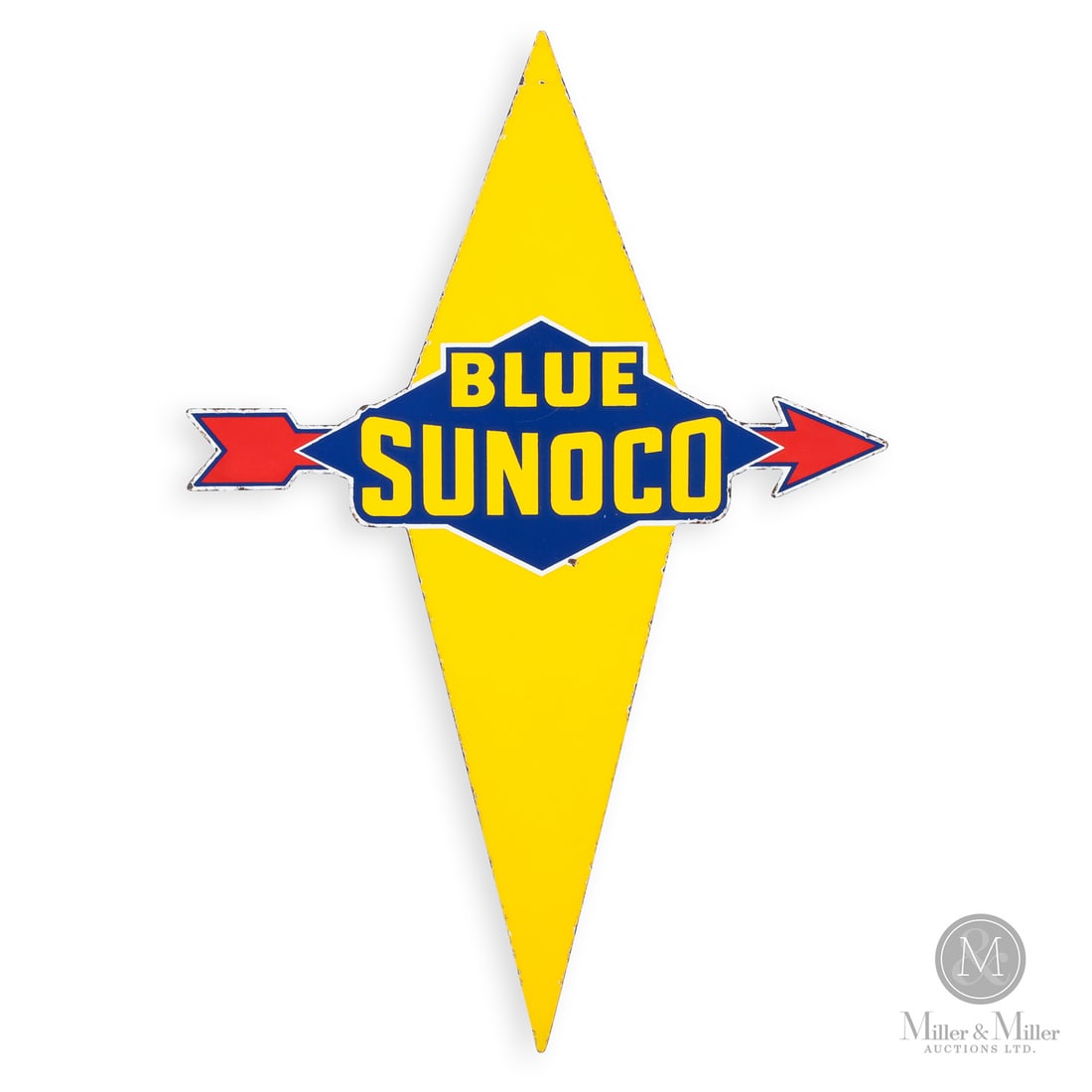 Blue Sunoco Gasoline Pump Sign (1 of 5)