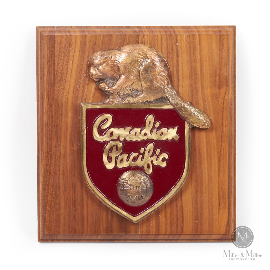 Canadian Pacific Railway "Beaver Shield" Plaque (1 of 6)