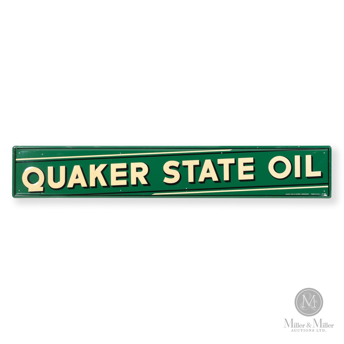 Quaker State Motor Oil Horizontal Sign (1 of 7)