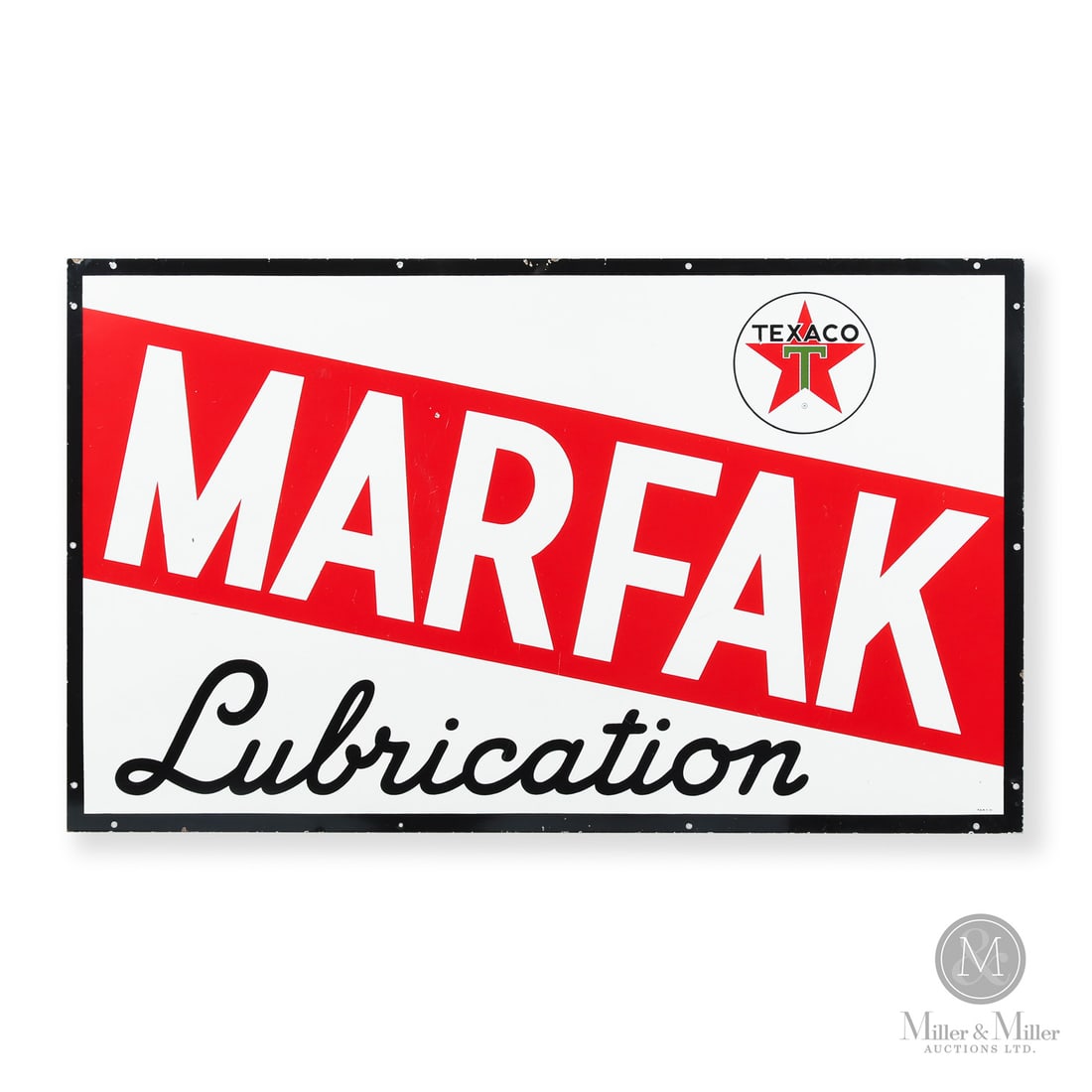 Texaco Marfak Lubrication Sign (1 of 6)