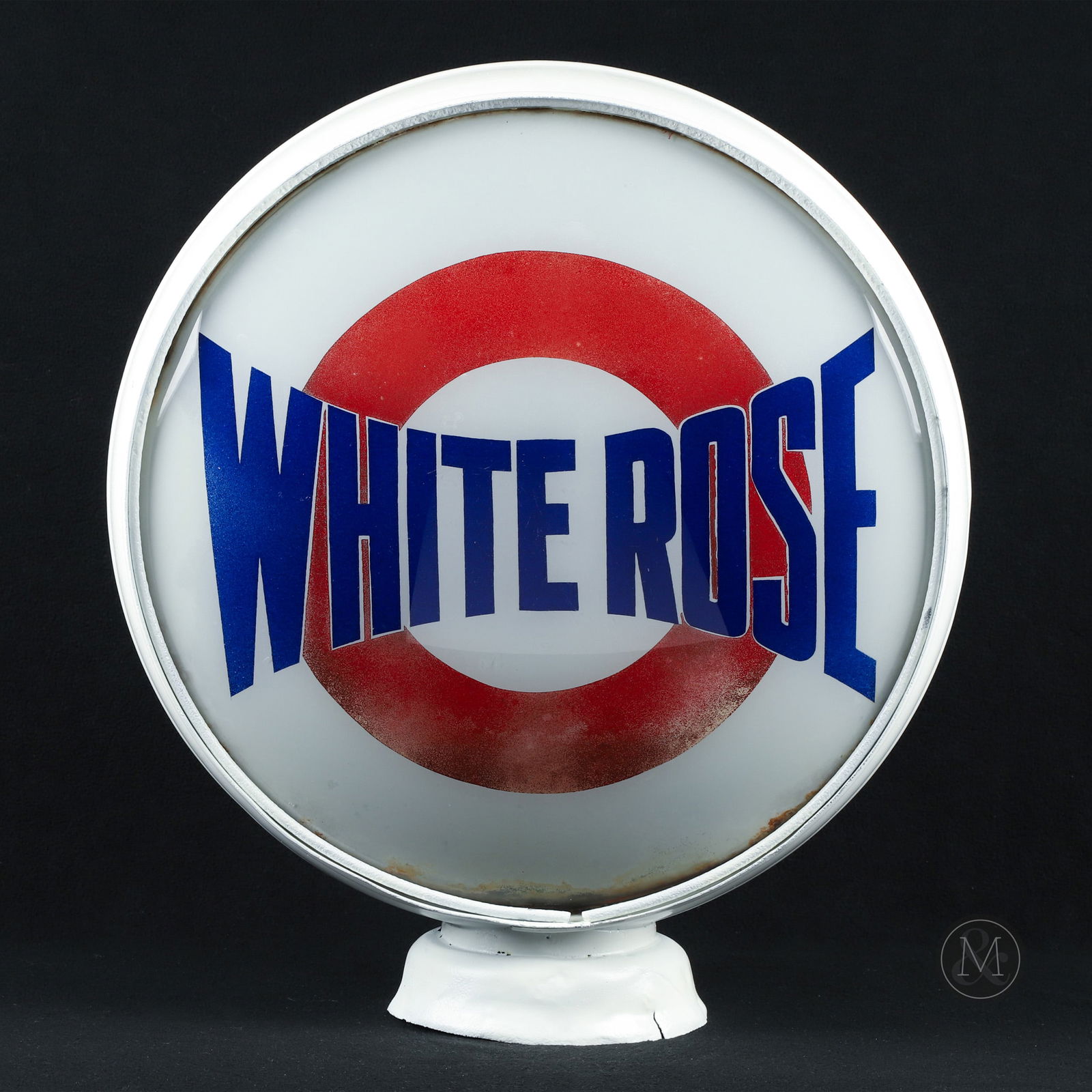 White Rose Gasoline Pump Globe (1 of 8)