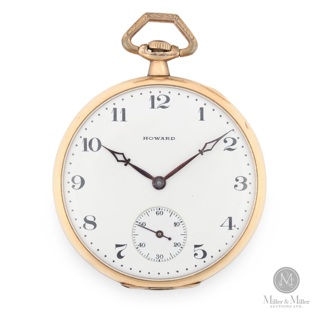 Chevrolet Motor Co. Howard Presentation Pocket Watch: American. 1916. Gold-filled case. This high-grade American watch was manufactured by The E. Howard Watch Company of Boston in 1913. It features a 12-size, 17 jewel movement. It was presented by the "B