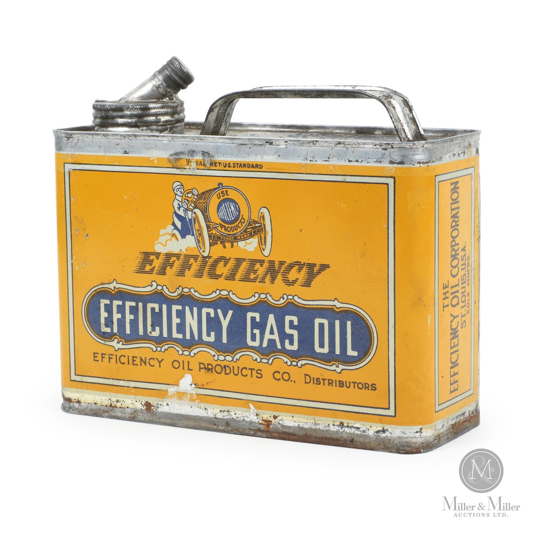 Efficiency Gas Oil 1/2 Gallon Tin (1 of 8)
