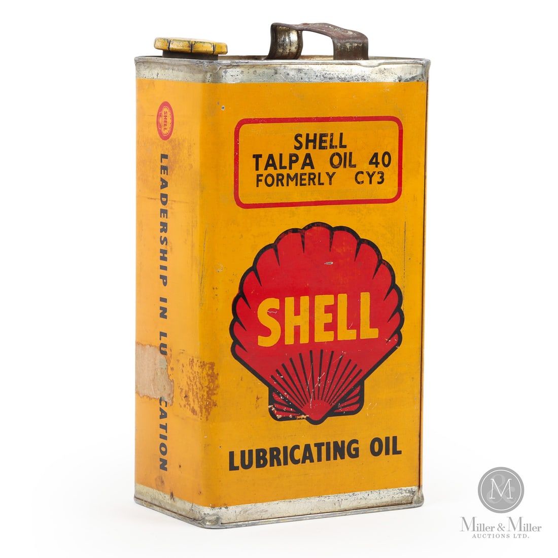 Shell Lubricating Oil "Red Clamshell" Tin (1 of 8)