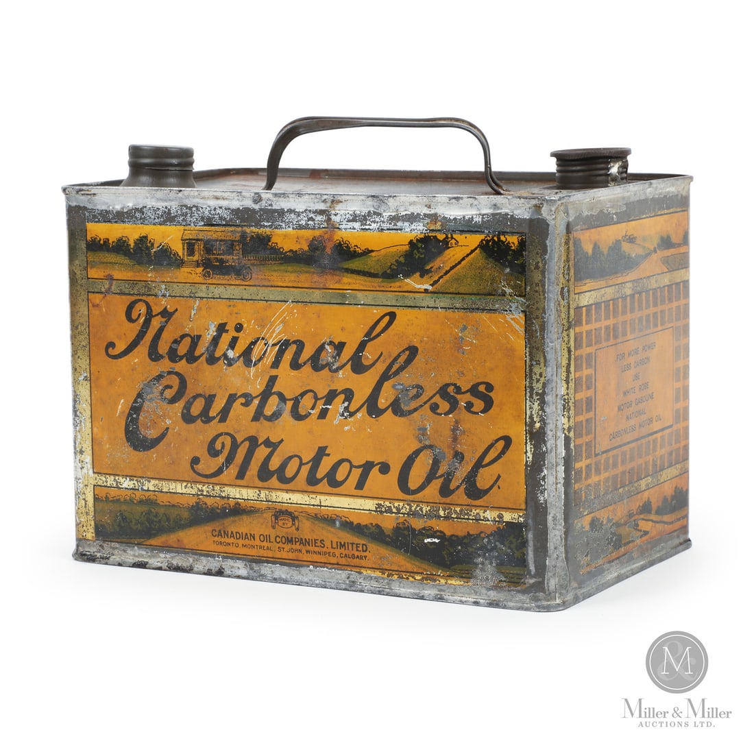National Carbonless Motor Oil 1 Gallon Tin (1 of 9)