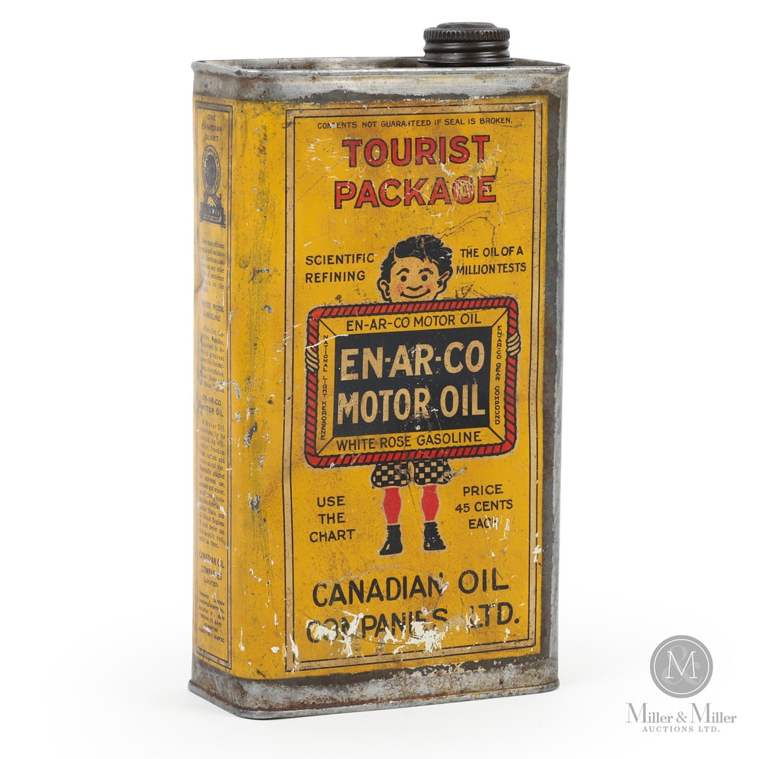 En-Ar-Co Motor Oil Tourist Package 1 Imperial Quart Tin (1 of 8)