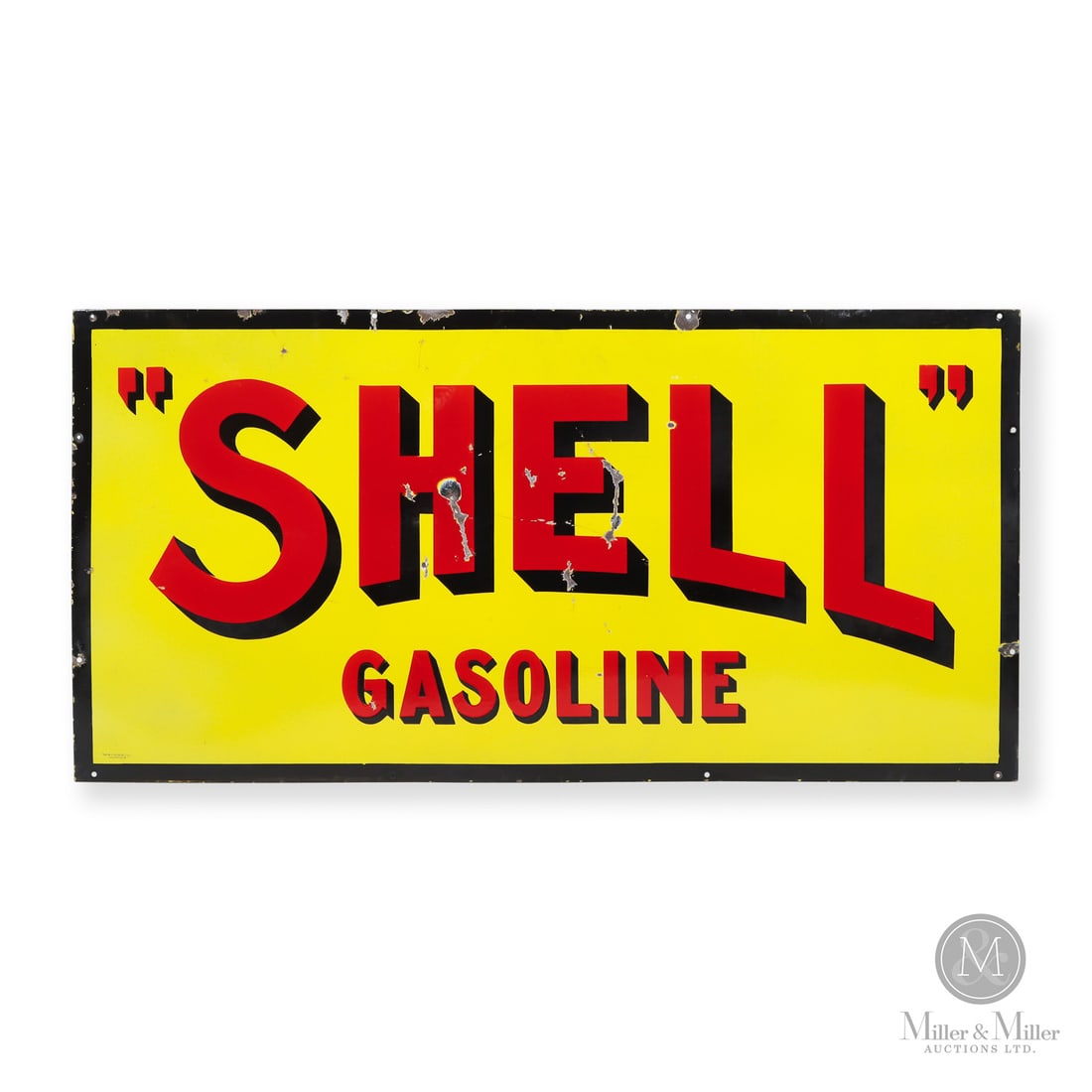 Early "Shell" Gasoline Sign (1 of 7)
