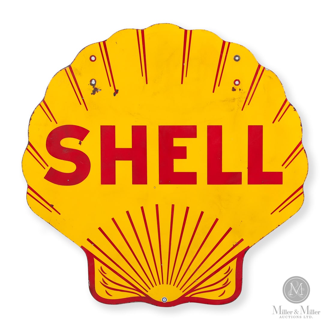 Shell Gasoline Service Station 4' Clamshell Sign (1 of 9)