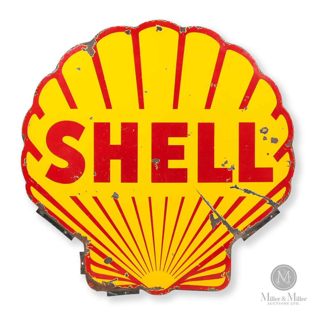 Shell Gasoline Service Station 5' Clamshell Sign (1 of 8)
