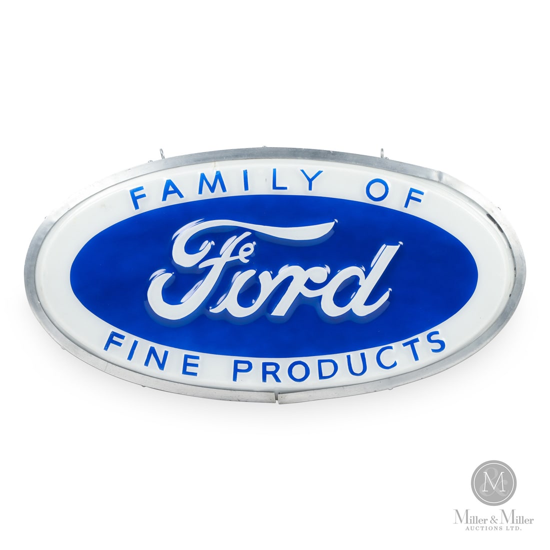 Ford Family of Fine Cars Lighted Dealer Sign (1 of 8)