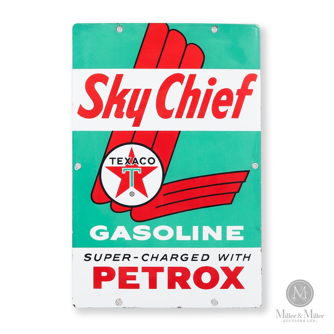 Texaco Sky Chief Gasoline with Petrox Pump Sign (1 of 6)