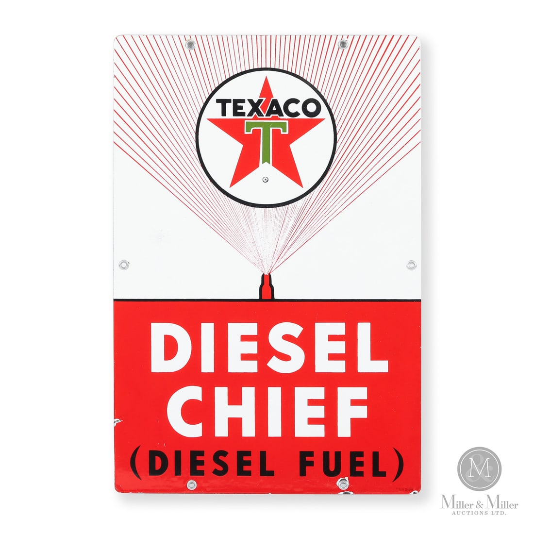 Texaco Diesel Chief Fuel Pump Sign (1 of 6)