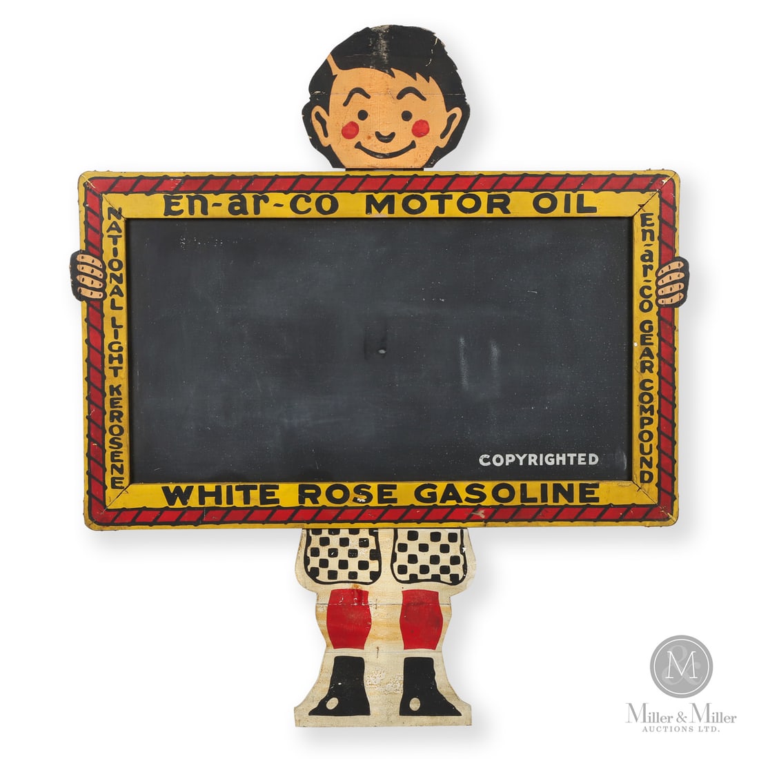 White Rose Service Station En-Ar-Co "Slate Boy" Sign (1 of 8)