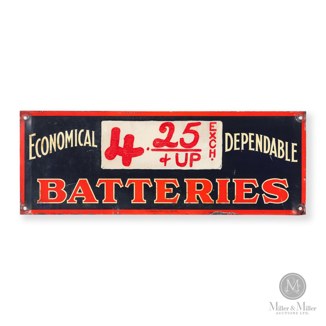 USL Economical Dependable Batteries Rack Sign (1 of 7)