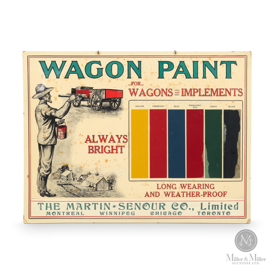 Martin-Senour Wagon Paint Sign (1 of 5)