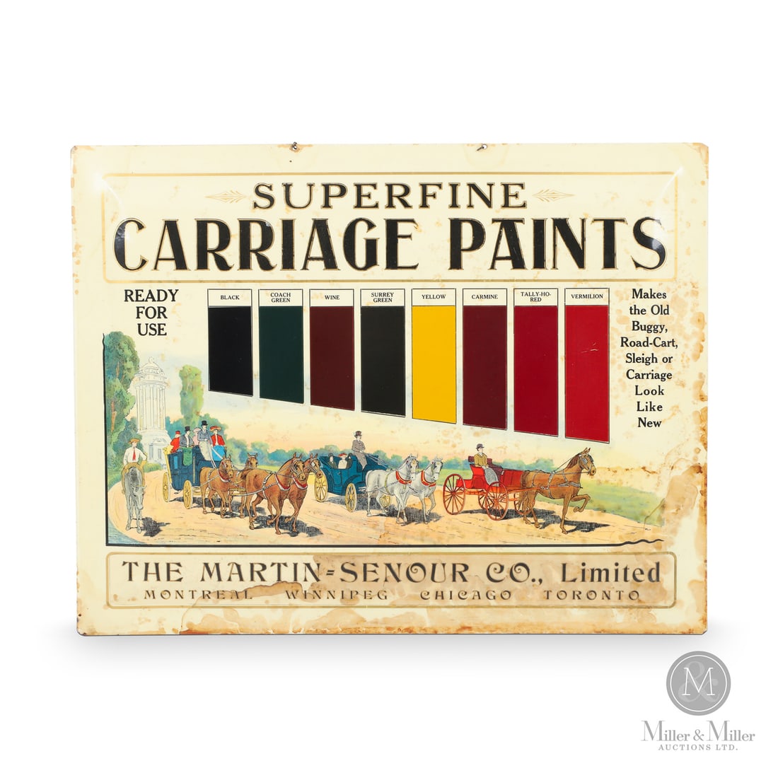 Martin-Senour Carriage Paint Sign (1 of 5)