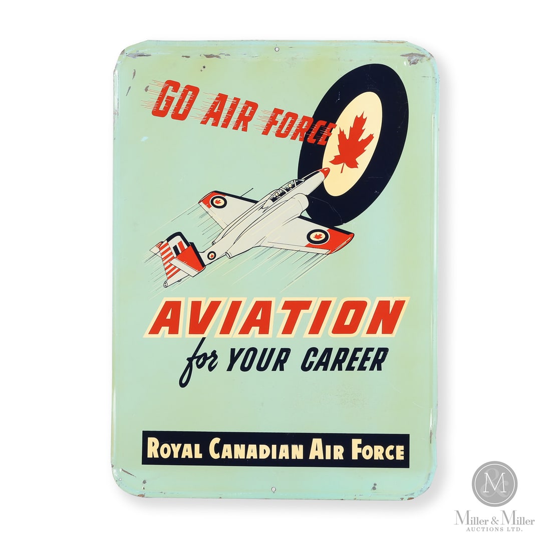 Royal Canadian Air Force RCAF Recruitment Sign (1 of 7)