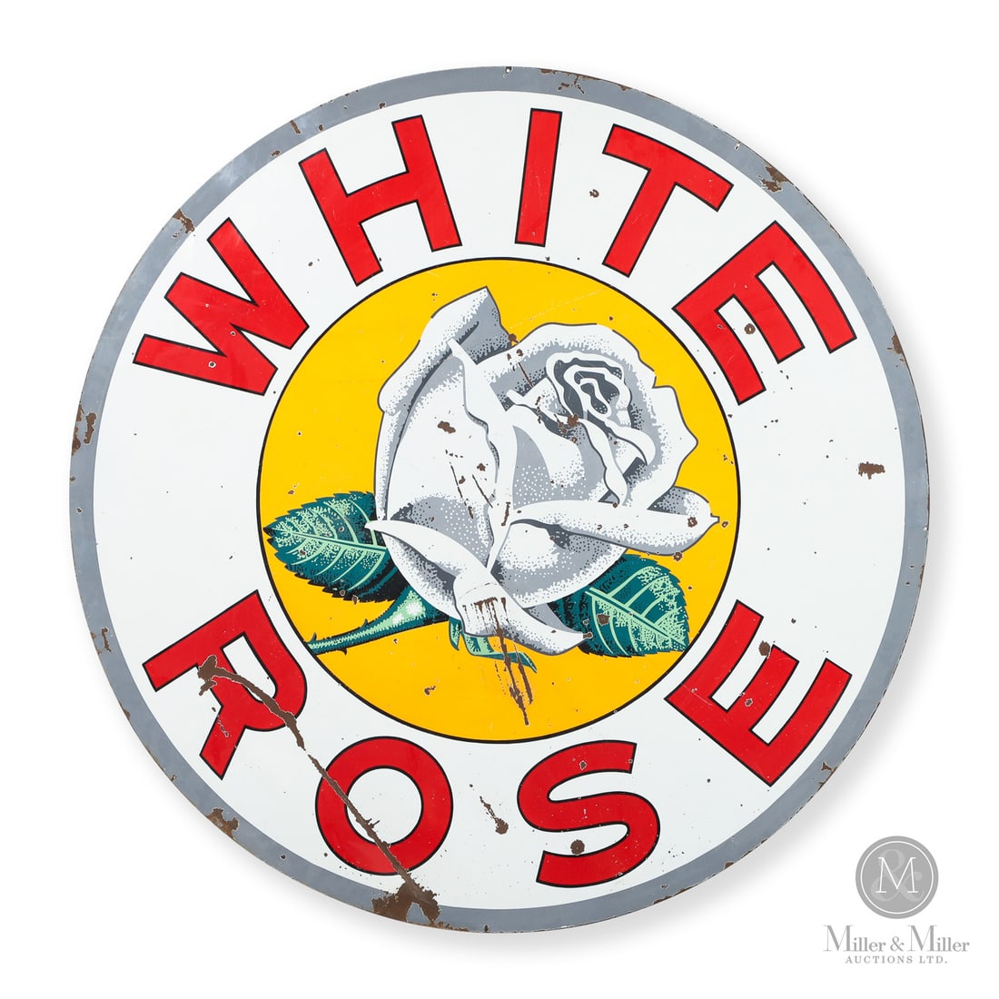 White Rose Gasoline Service Station 6' Sign (1 of 12)