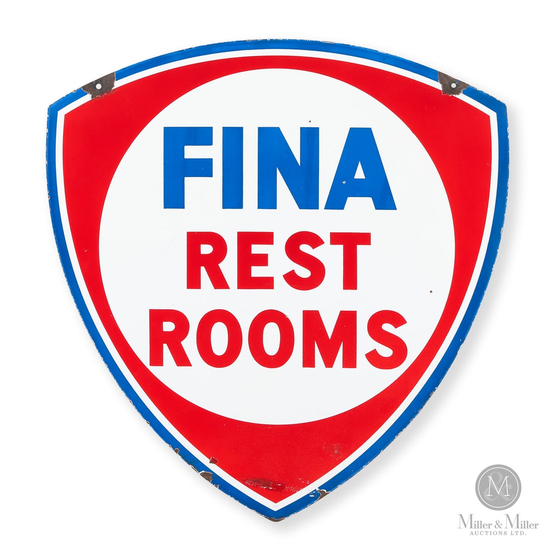 Fina Service Station Restrooms Sign (1 of 9)