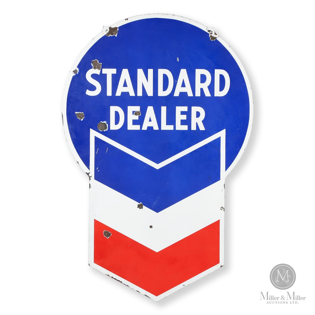 Standard Oil Chevron Gasoline Service Station Sign (1 of 8)