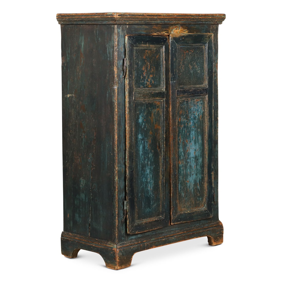 Small Blue Quebec Armoire - 3